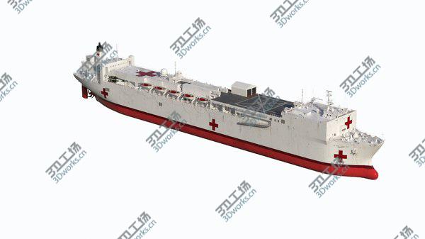 images/goods_img/20210312/USNS Mercy T AH 19 Hospital Ship 3D model/2.jpg